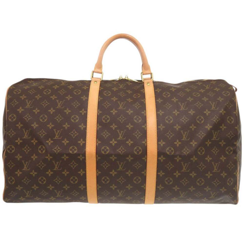 LOUIS VUITTON Brown Monogram Keepall 60 Boston Bag - Picture 1 of 10
